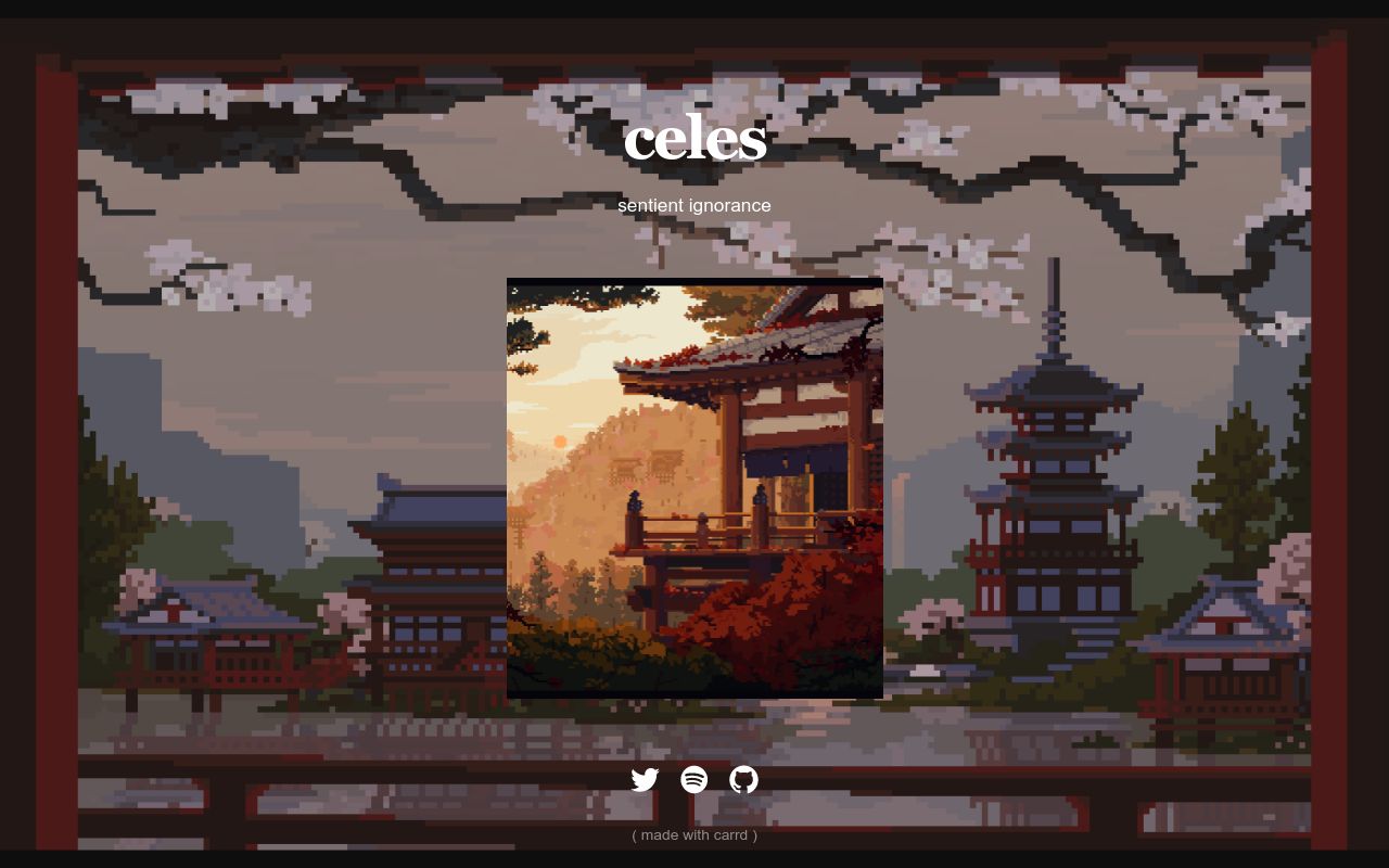 Carrd profile picture for @sentient